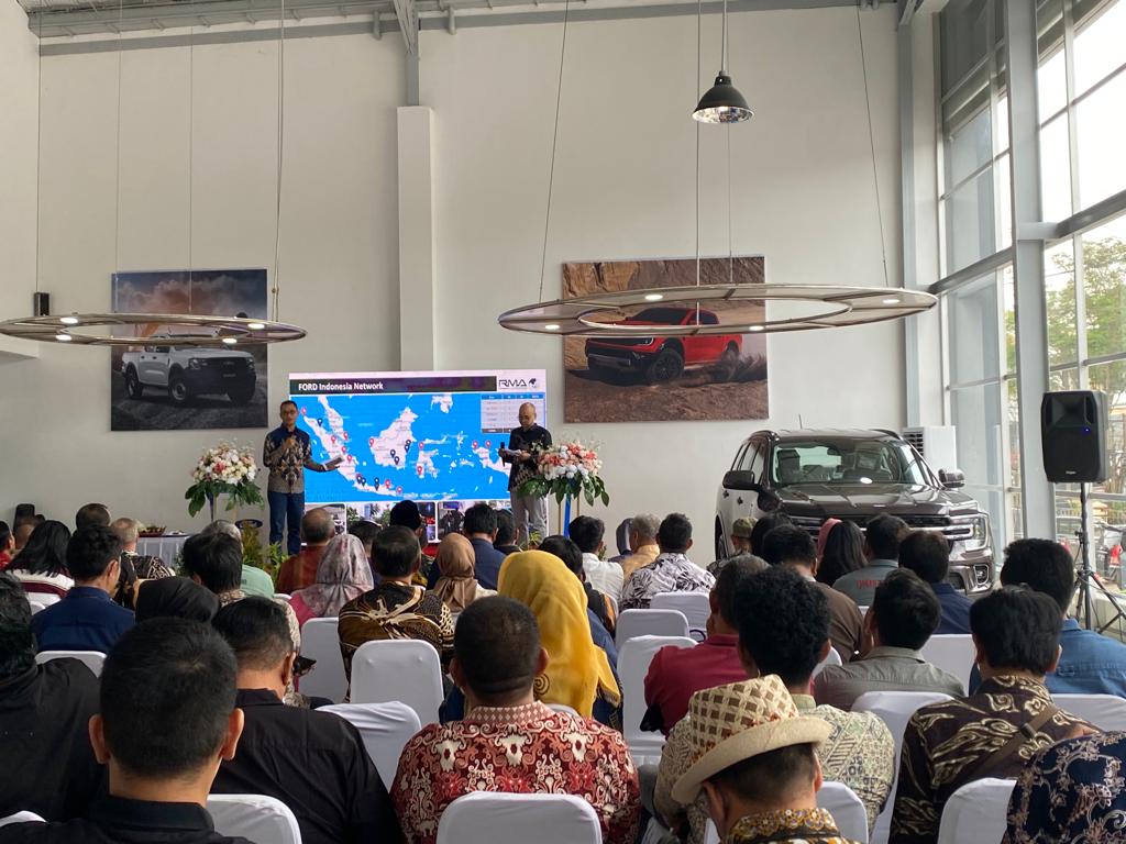 Di Samarinda, RMA Indonesia, Agen Pemegang Merek (APM) Ford di Indonesia, bermitra dengan PT Hayyu Pratama Dealer. FOTO: GIARTI IBNU LESTARI-KALTIMKECE.ID. 