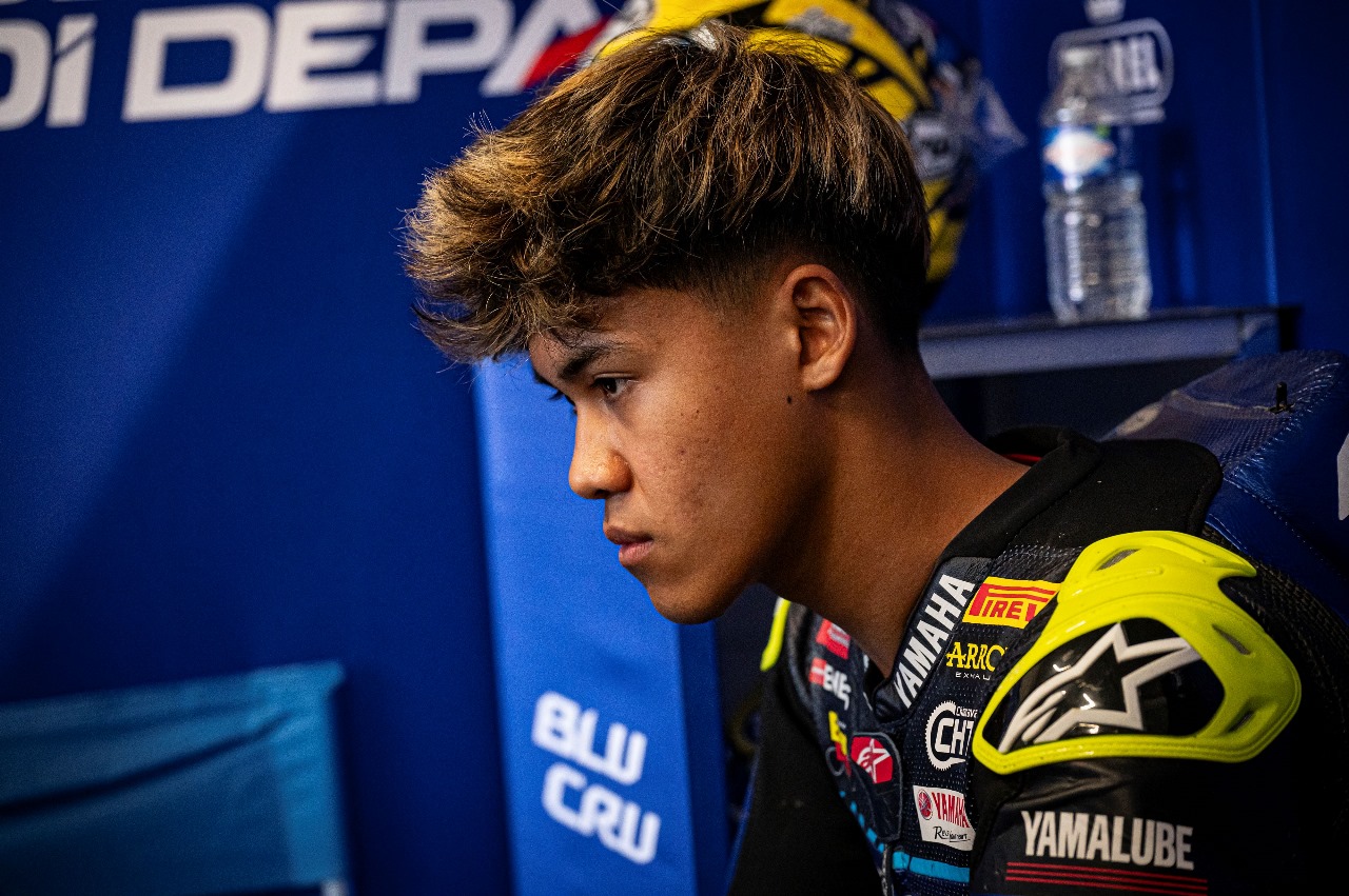 Di seri ke-3 kejuaraan dunia World Supersport merupakan bukti persiapan Aldi dari segi fisik, sepeda motor Yamaha R9, mental, dan aspek penting lainnya. FOTO; ISTIMEWA. 