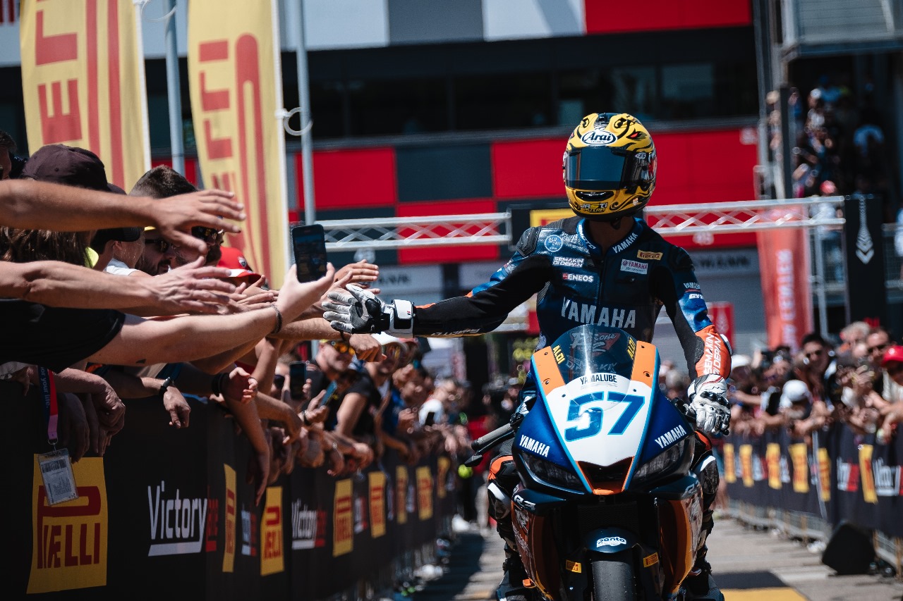 Pejuang Semakin Di Depan Yamaha Racing Indonesia, Aldi Satya Mahendra, siap berjuang all out untuk mendapatkan poin signifikan. FOTO; ISTIMEWA. 