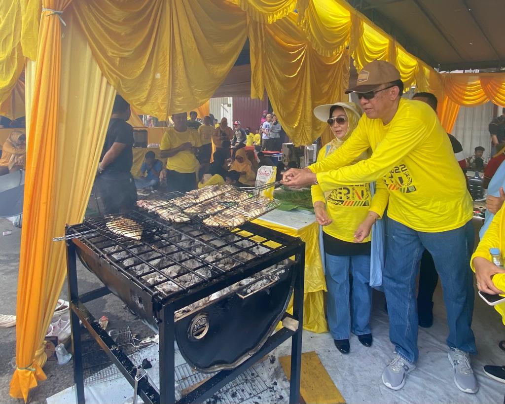 Mulai dari ikan, arang, hingga tenda, disiapkan oleh Pemkab Berau dan gratis. FOTO: ISTIMEWA. 