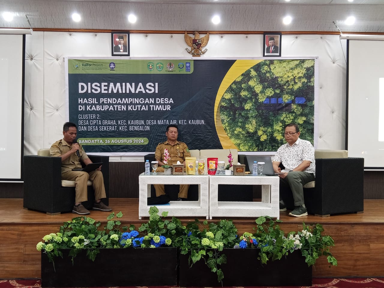 Undangan desiminasi berjumlah 56 institusi yang berasal dari pemerintah di tingkat nasional hingga mitra pembangunan di Kutai Timur. FOTO; ISTIMEWA. 