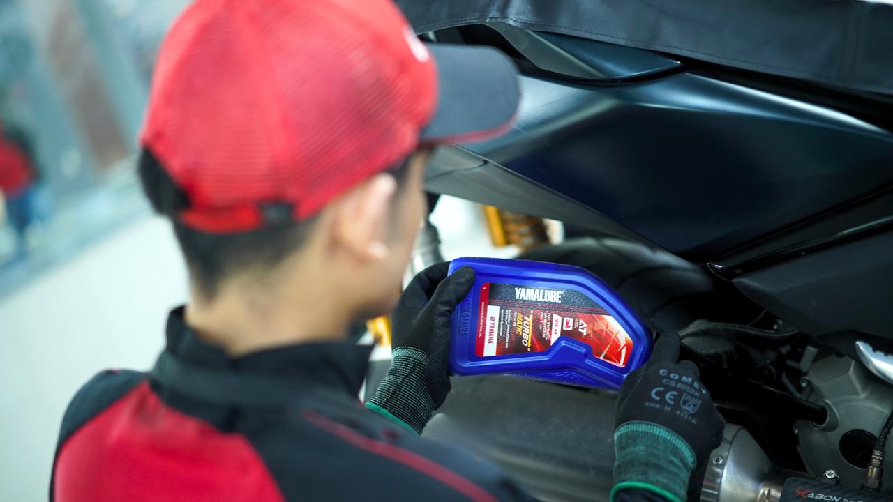 Semua fasilitas yang tersedia di bengkel jaga, mini pos, dan pos jaga tahun ini merupakan hasil kolaborasi antara Yamaha dengan berbagai brand. FOTO; ISTIMEWA. 