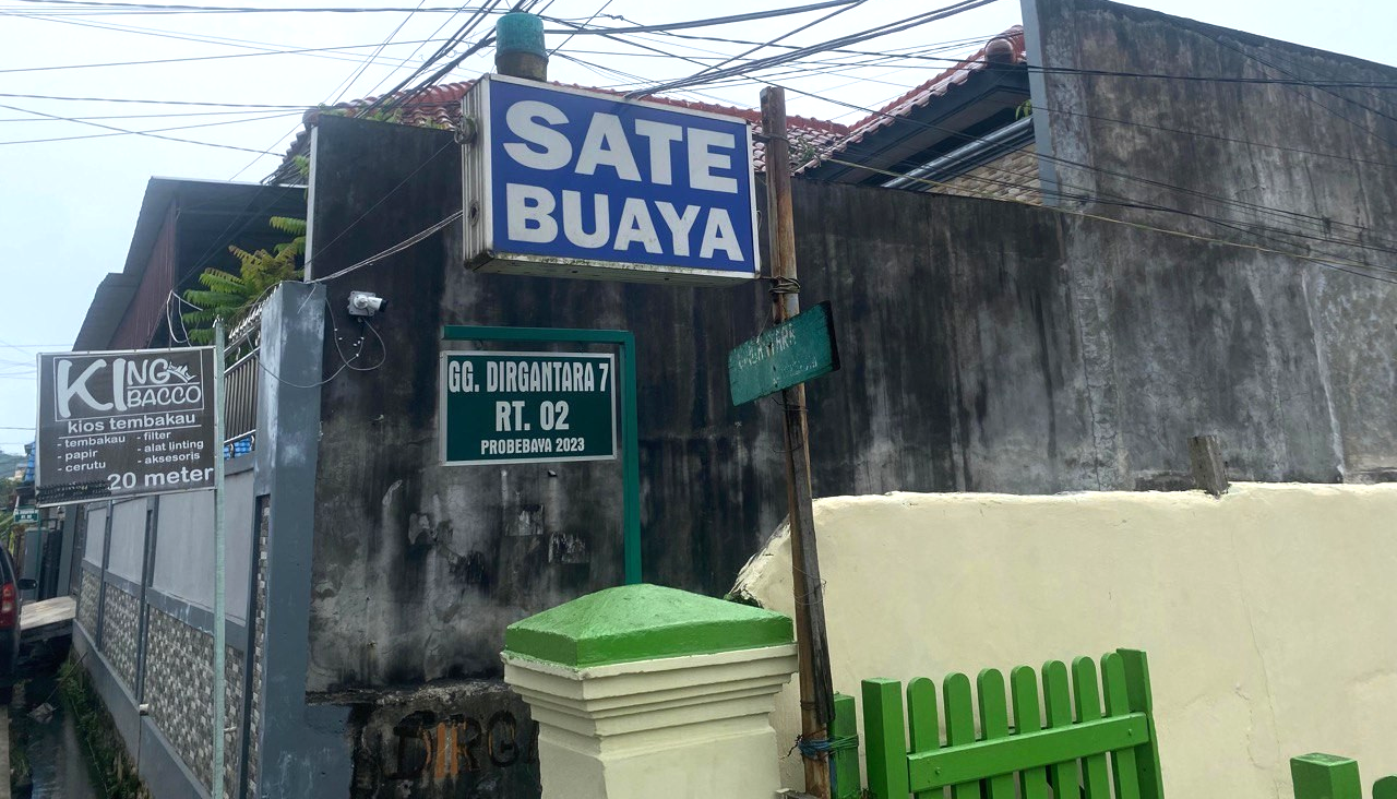 Plang Home Kuliner Sate Buaya, Jalan Dirgantara, Samarinda. FOTO: INDRA-KALTIMKECE.ID