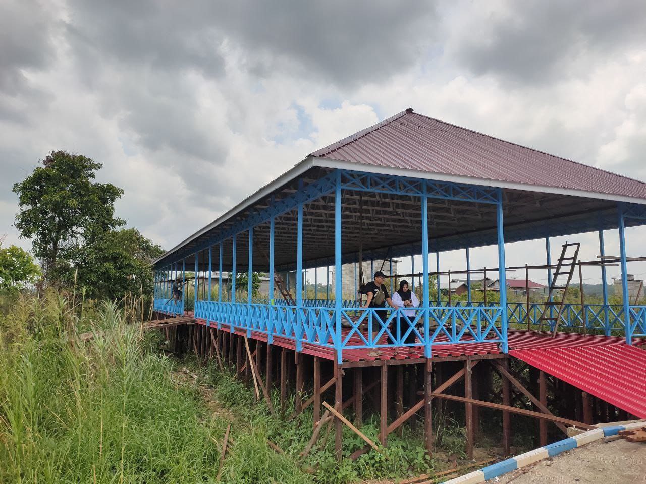 TPI di Kecamatan Samboja dan Kecamatan Anggana saat ini sedang dalam tahap pembangunan. Sementara pembangunan TPI di Kecamatan Samboja dalam tahap penyelesaian. FOTO: ISTIMEWA. 