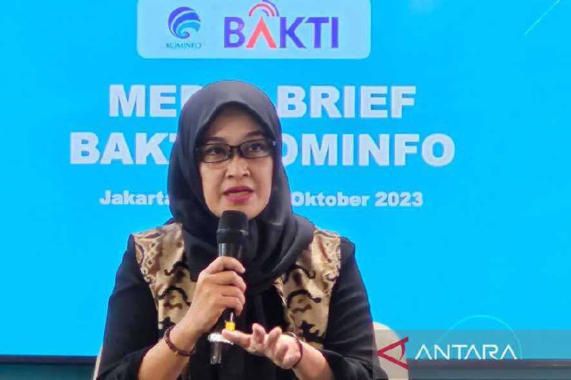 Fadhilah Mathar, direktur utama Badan Aksesibilitas Telekomunikasi dan Informasi Kominfo. FOTO: ANTARA