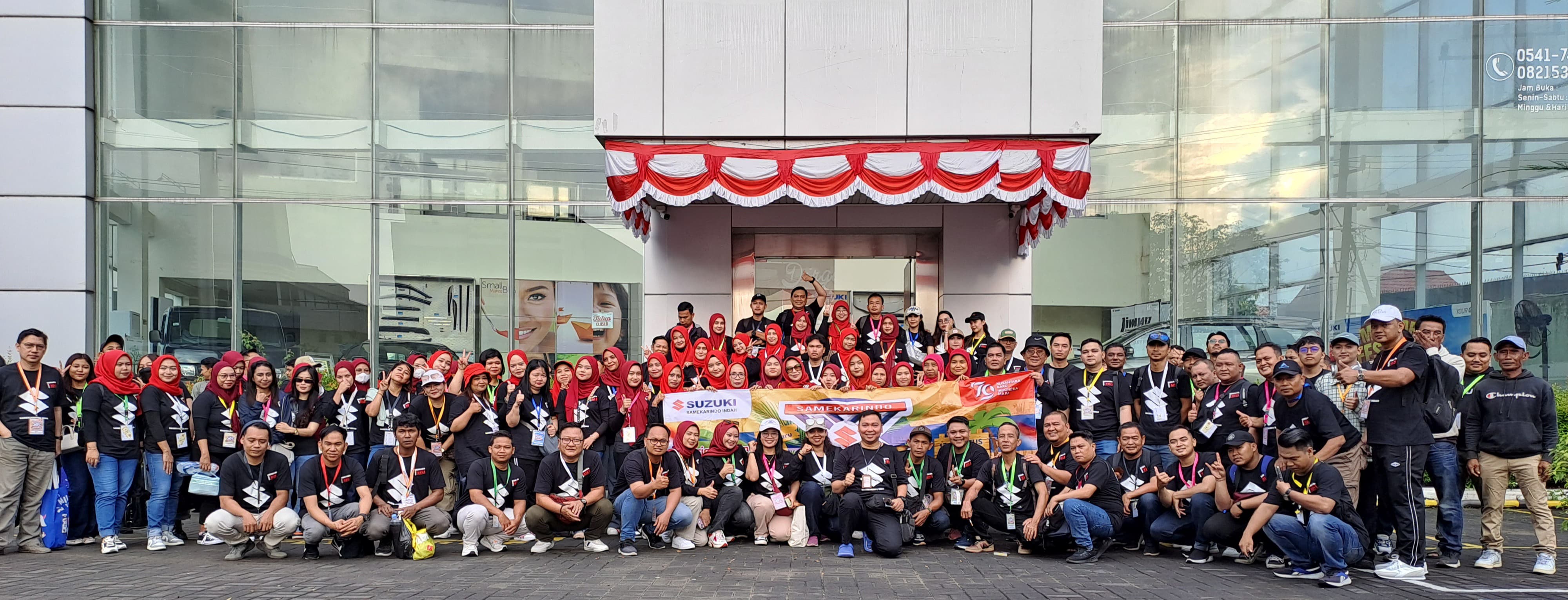 Employee Gathering dirancang untuk mempererat hubungan antar karyawan dan karyawati PT Samekarindo Indah, serta merayakan semangat kemerdekaan. FOTO; ISTIMEWA. 