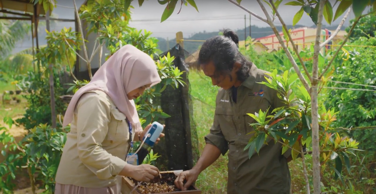 Budidaya madu kelulut, salah satu bentuk pengembangan ekonomi berkelanjutan dalam pengelolaan areal perlindungan di desa Sekerat. FOTO; ISTIMEWA. 