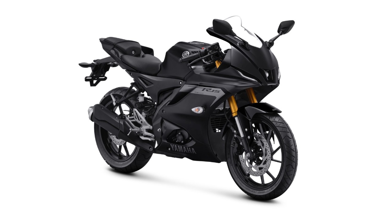 Yamaha R15 warna Tech Black. FOTO; ISTIMEWA. 