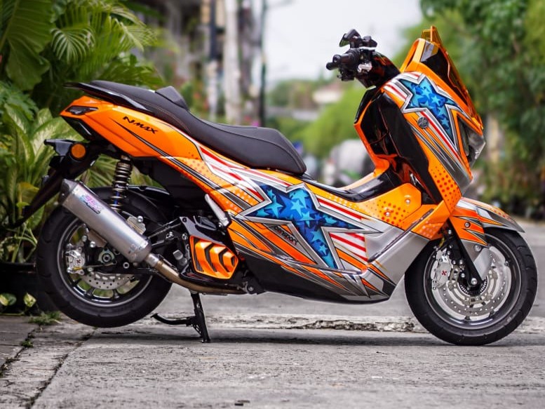 Bagian knalpot ditingkatkan dengan menggunakan komponen dari 99 Racing yang 100 persen buatan lokal. FOTO; ISTIMEWA. 
