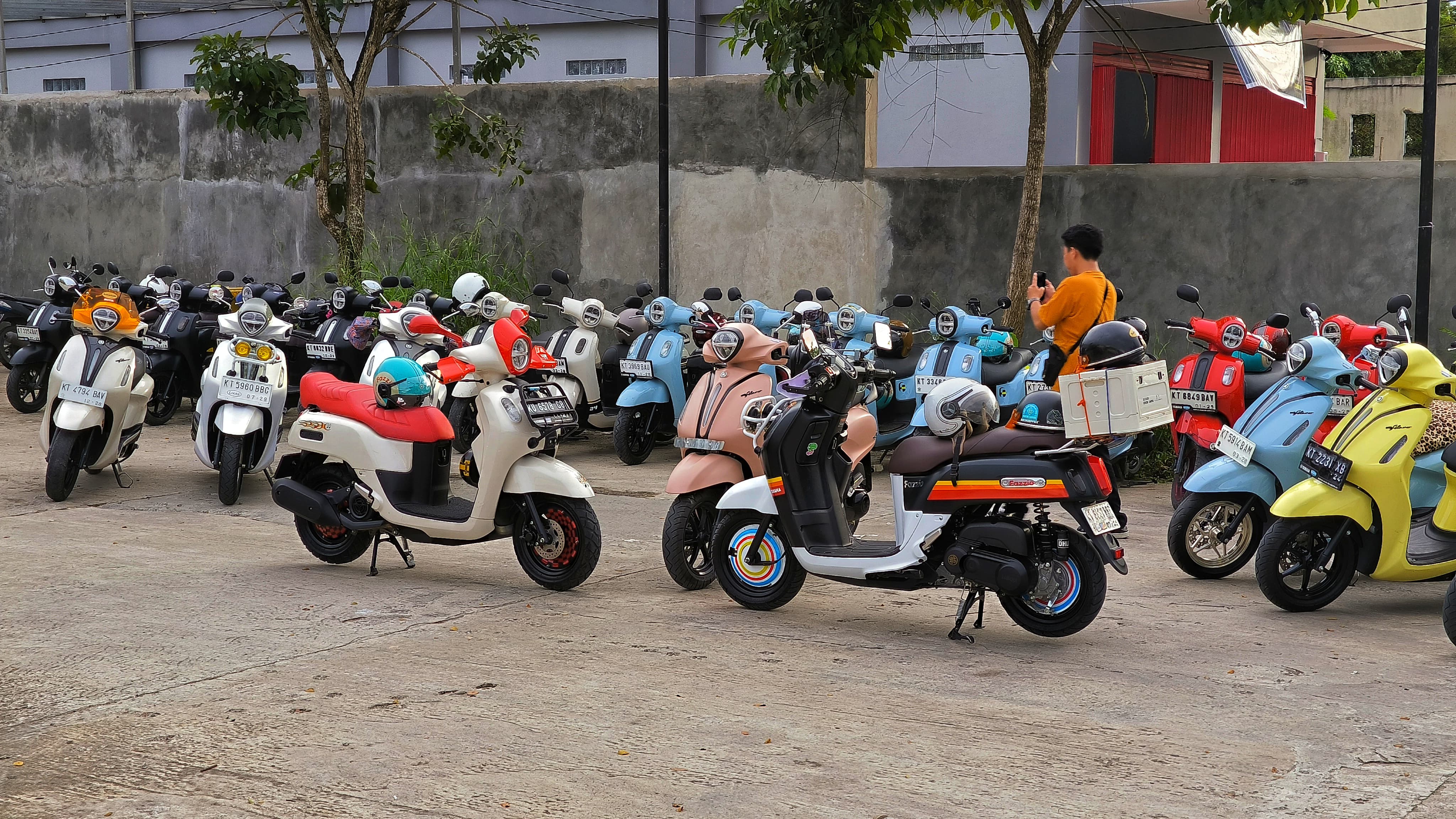Fazzio dilengkapi dengan speedometer full digital, yang menampilkan berbagai informasi penting. FOTO; ISTIMEWA.