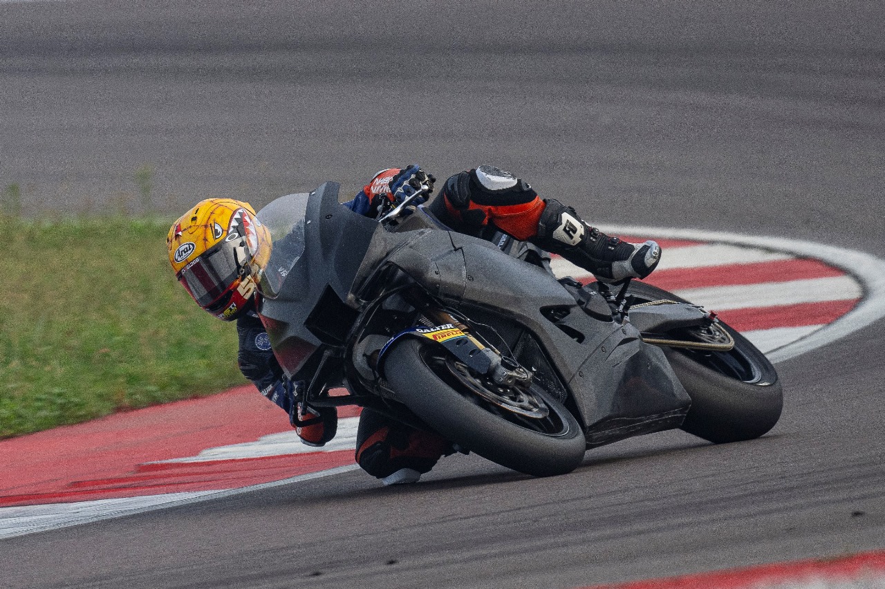 Sirkuit Cremona, Italia, pernah dijajal Aldi saat latihan pada 2023, ketika ia mengikuti kompetisi R3 bLU cRU European Championship. FOTO; ISTIMEWA. 