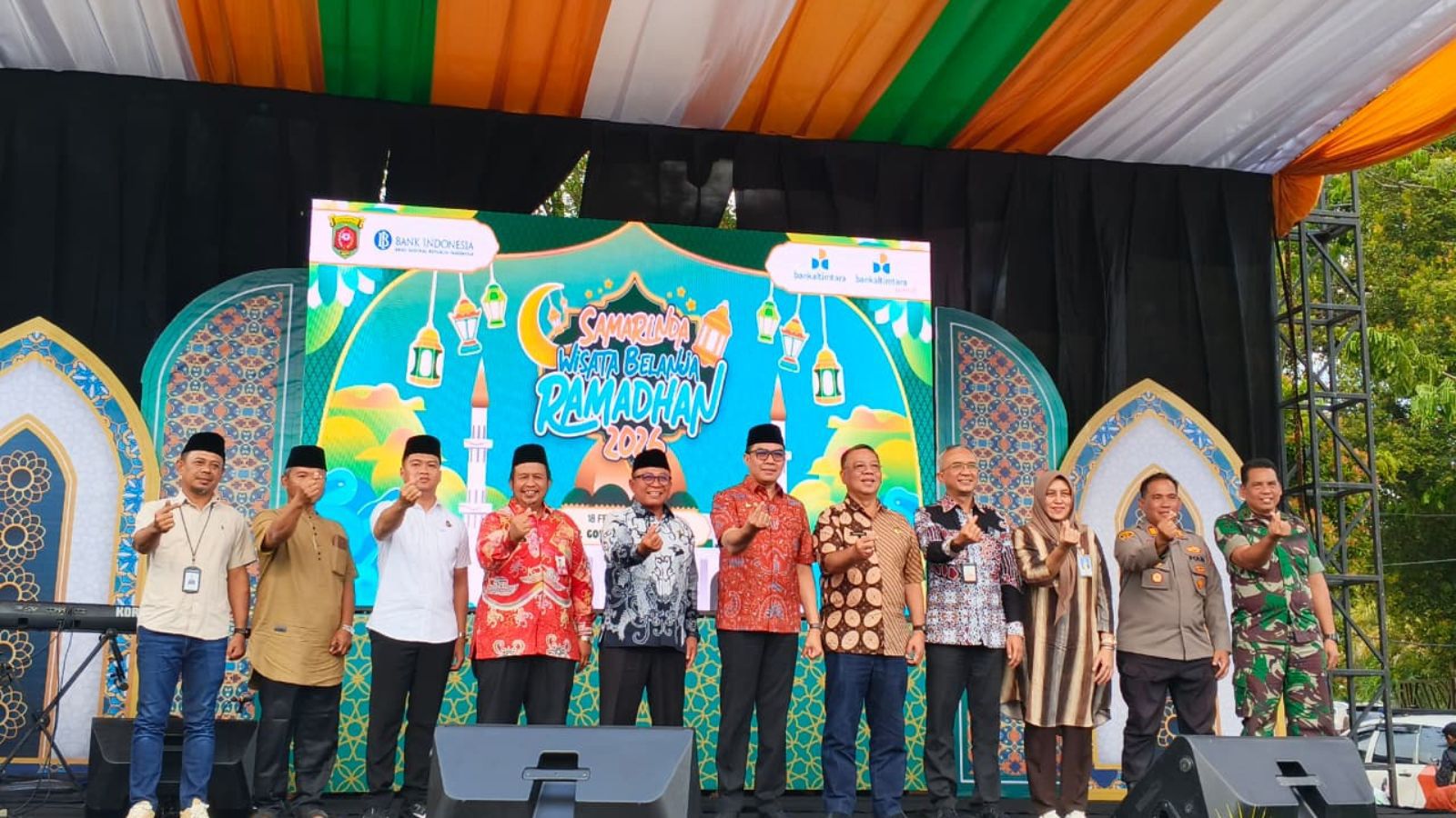 Wali Kota Samarinda, Andi Harun, meresmikan Wisata Belanja Ramadan di GOR Segiri, Jumat, 20 Februari 2026. FOTO: RISNA-KALTIMKECE.ID