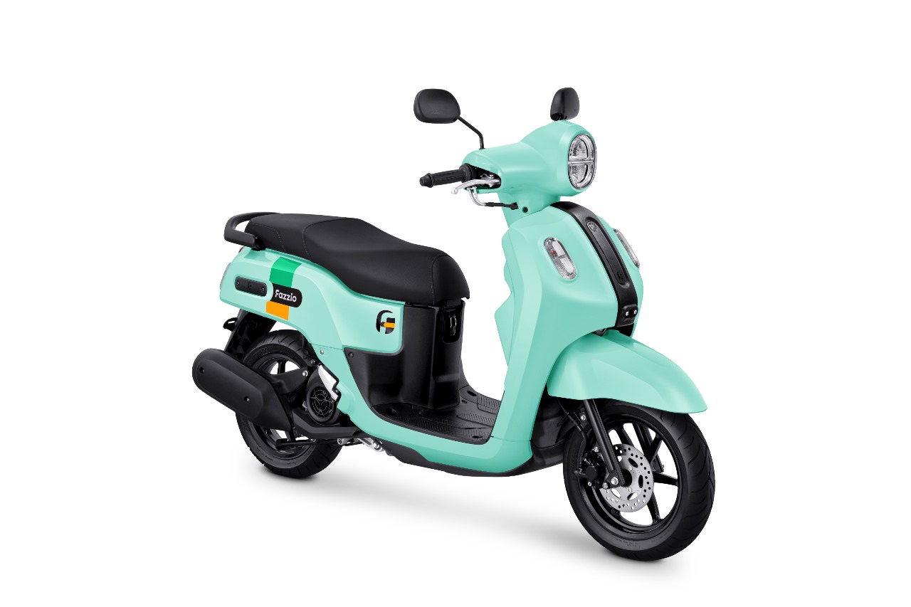 Yamaha Fazzio Hybrid-Connected warna NEO Mint. FOTO: ISTIMEWA. 