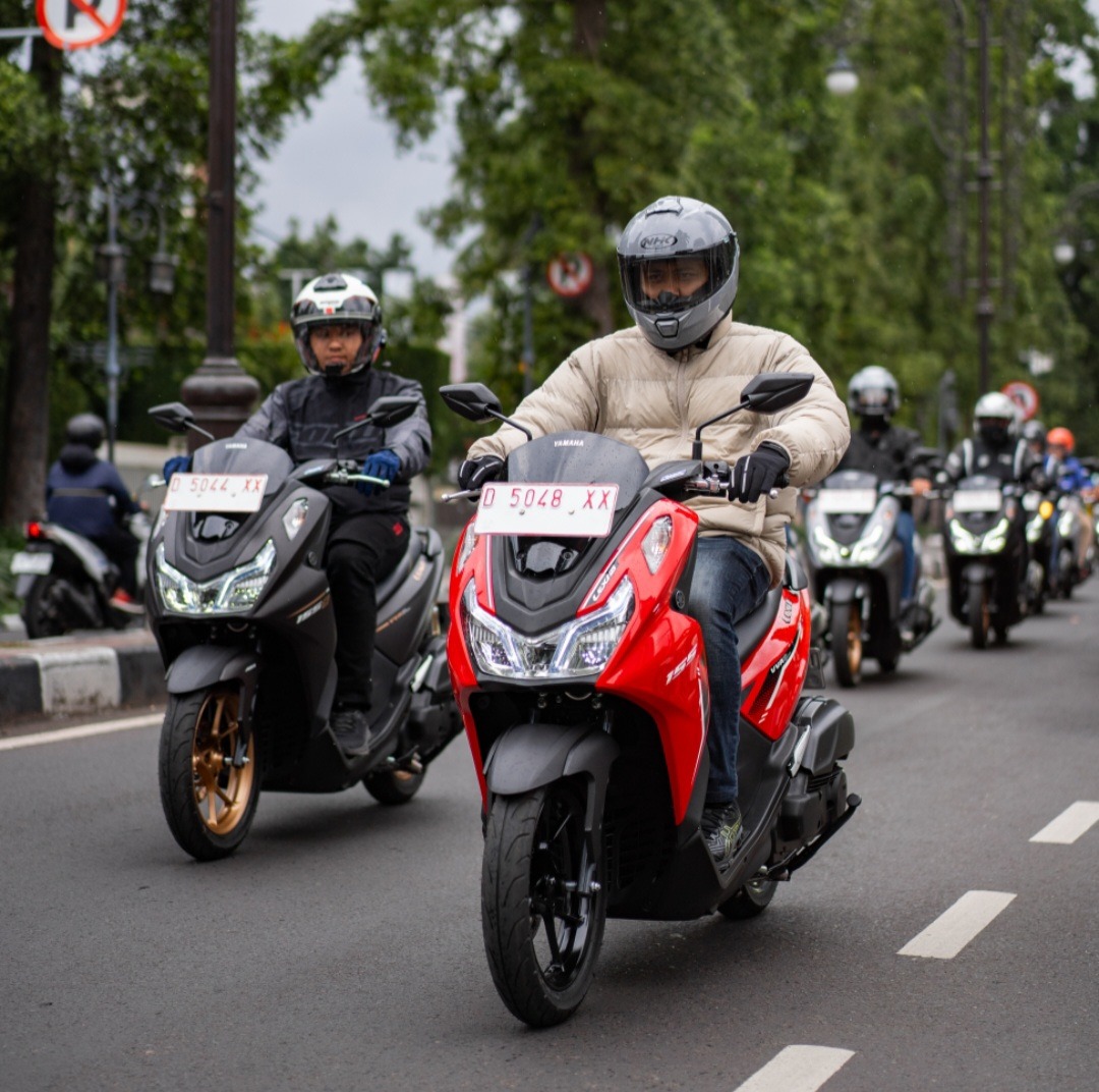 LEXi LX 155 series saat ini telah tersedia di jaringan dealer resmi Yamaha di seluruh Indonesia. FOTO: ISTIMEWA. 