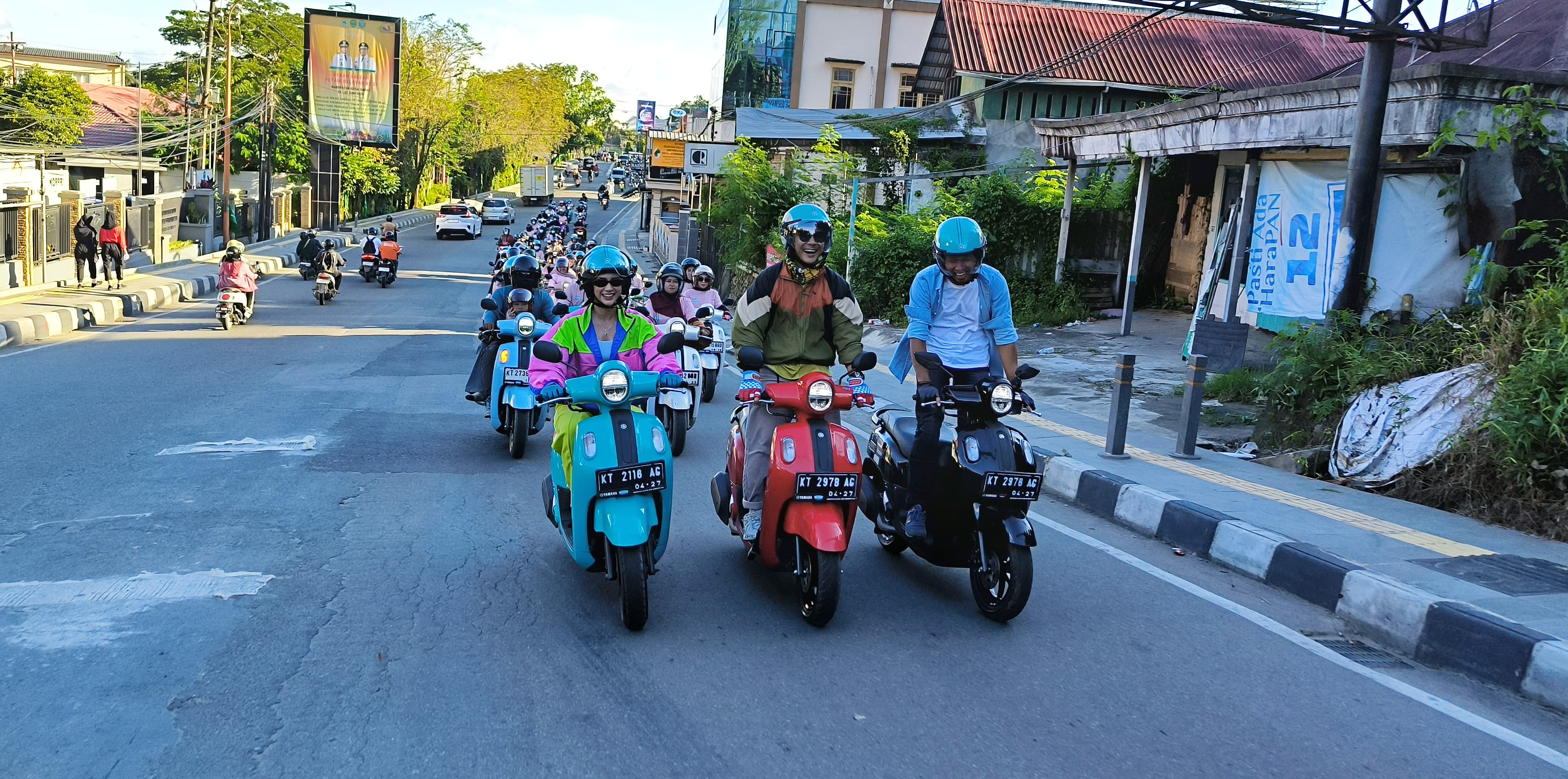 Tak hanya itu, juri modifikasi asal Jakarta, Asput, juga ikut serta dalam rombongan. FOTO; ISTIMEWA. 