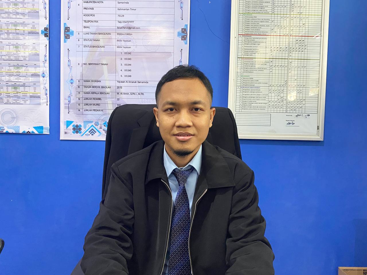 Muhammad Al Amin, kepala SD Islam Al Azhar 47 Samarinda. FOTO: LA HAMSAH-KALTIMKECE.ID