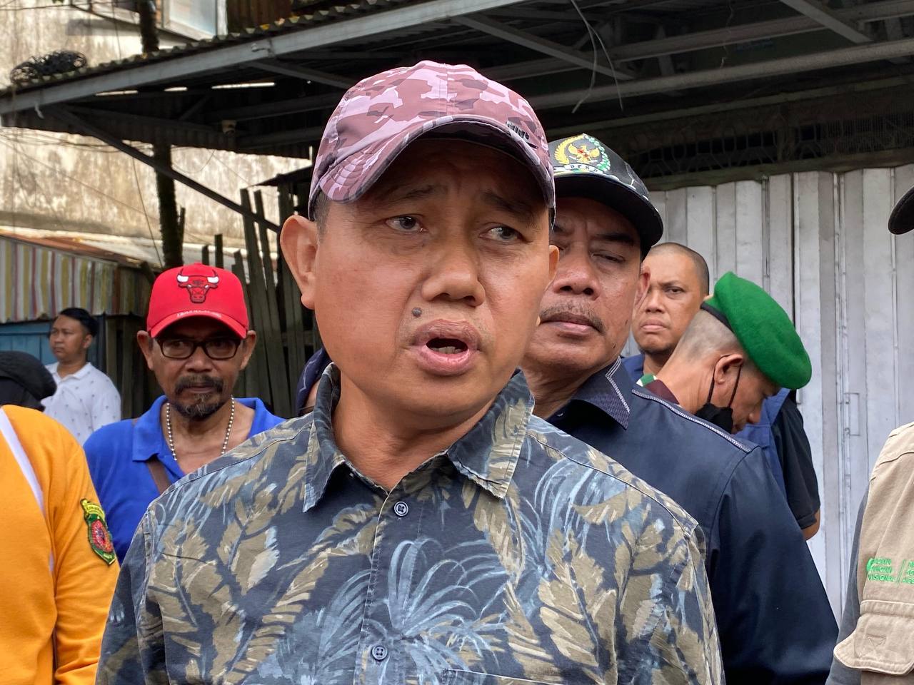 Murdianto, perwakilan pemilik lahan yang menjadi lokasi Pasar Subuh. FOTO: LA HAMSAH-KALTIMKECE.ID