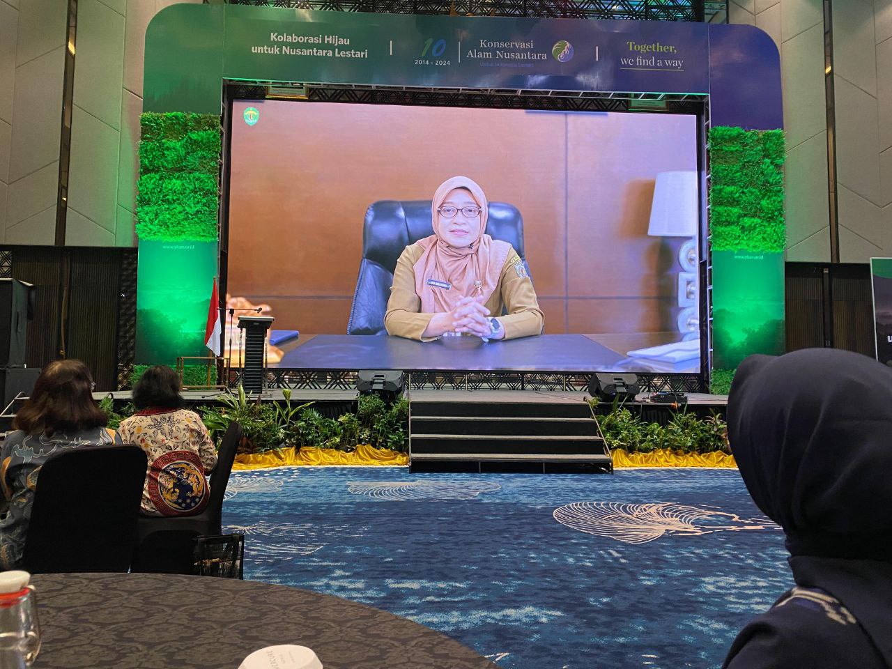  Sekda Kaltim, Sri Wahyuni, hadir secara daring. FOTO: GIARTI IBNU LESTARI - KALTIMKECE.ID