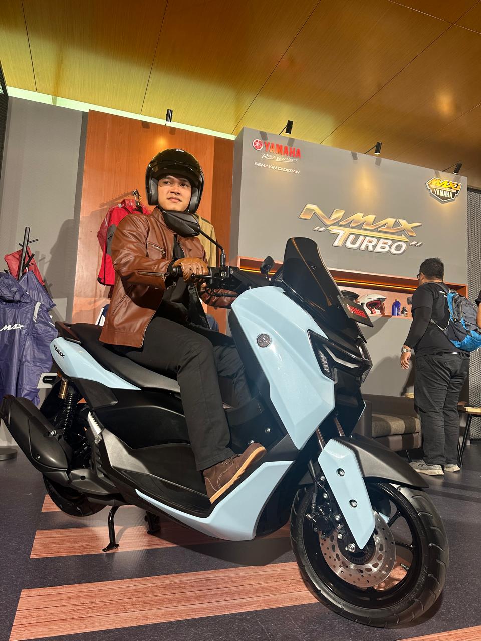 Yamaha MAXI dengan teknologi Turbo berupa Yamaha Electric CVT (YECVT) yang diintegrasikan ke mesin BlueCore 155 cc VVA terbaru. FOTO; ISTIMEWA. 
