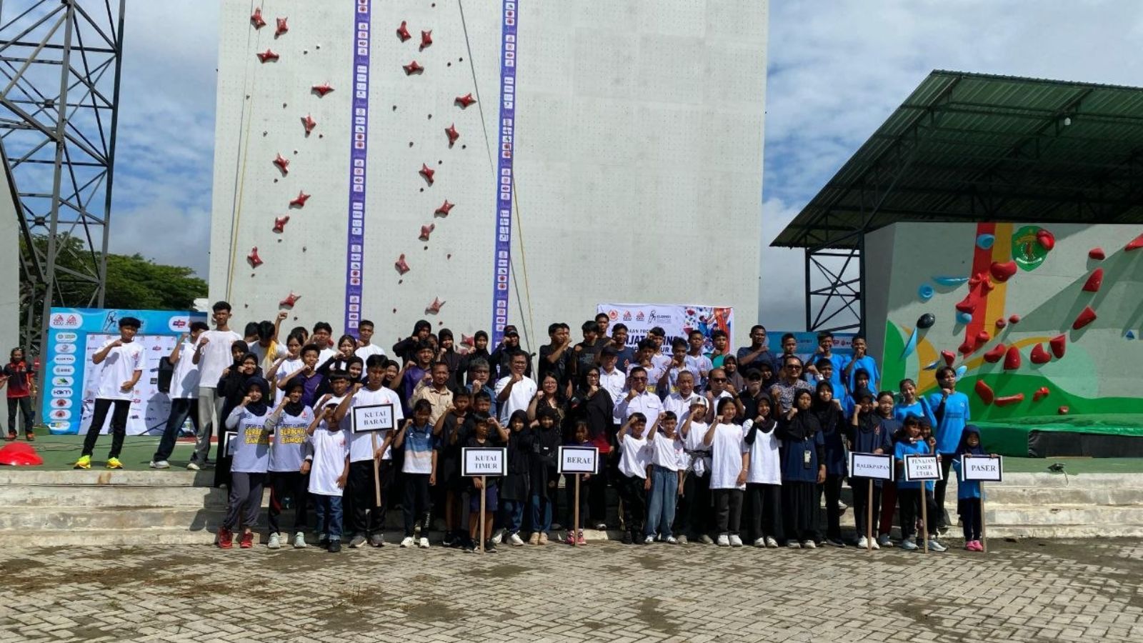 Kejurprov Panjat Tebing diikuti 136 atlet dari sembilan kabupaten dan kota di Kalimantan Timur, minus Mahakam Ulu. FOTO; GIARTI IBNU LESTARI-KALTIMKECE.ID