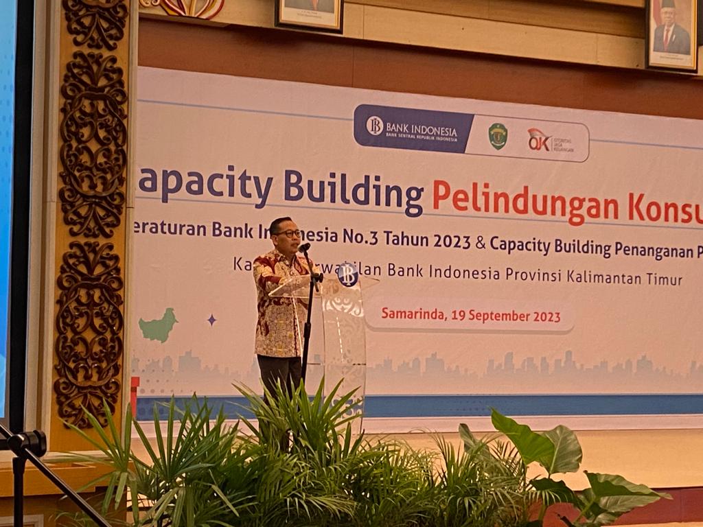 Deputi Kepala Perwakilan Bank Indonesia (BI) Kaltim, Hendik Sudaryanto. FOTO: GIARTI IBNU LESTARI-KALTIMKECE.ID. 
