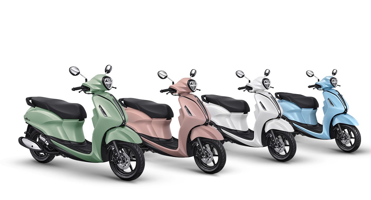 Tipe NEO hadir dengan empat pilihan warna, yakni Dull Blue, Pink Mauve, serta dua warna baru, yaitu Green dan White. FOTO; ISTIMEWA. 