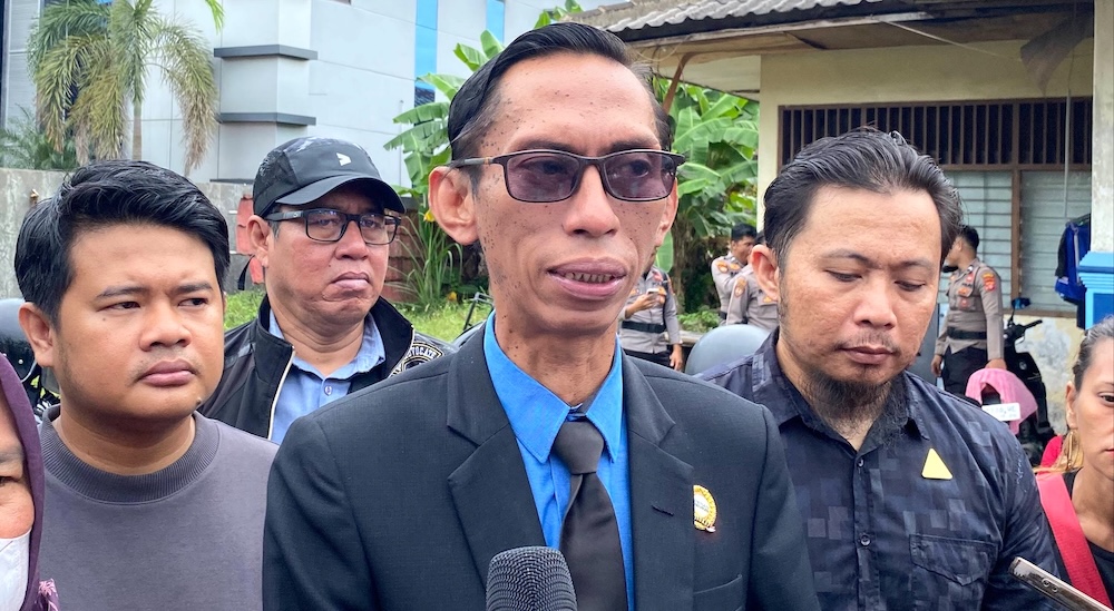 Agus Amri, kuasa hukum keluarga korban. FOTO: LA HAMSAH-KALTIMKECE.ID